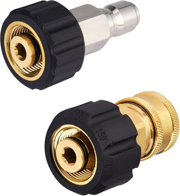 #ad Pressure Washer Hose Adapter Set M22 14mm to 3 8 Quick Connect for Power Washer $28.29