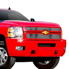 For Chevy Silverado 2500 HD 11-14 Main Grille 2-Pc Chrome Polished 8x6 mm