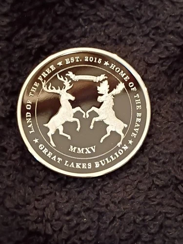 1 oz Silver Round - Great Lakes Bullion Landscape