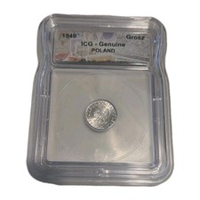 Poland 1 Grosz 1949 – ICG Genuine – Polish People’s Republic Coin