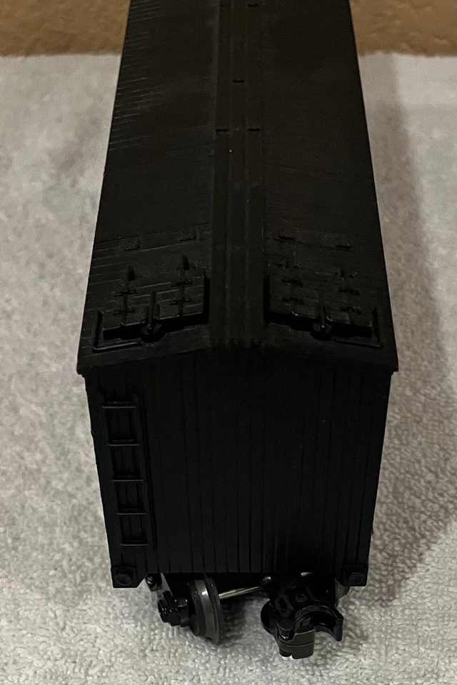 MTH O Gauge 37680 ATSF Santa Fe Shock Control Hi Cube Boxcar - Image 2 of 4