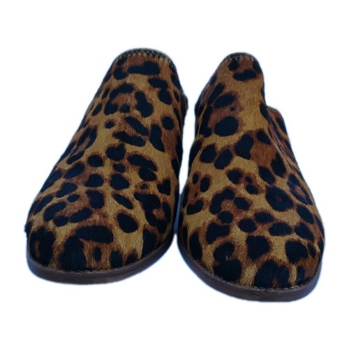 Madewell The Harper Mule in Leopard Calf Hair Women’s Size 8 Bootie Heels 3" - Picture 4 of 24