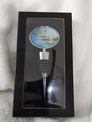 Uncork Your Next Adventure Decorative Metal Wine Bottle Stoppers