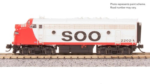 Locomotora diésel Broadway Limited 9268 N SOO EMD F7A con sonido/DC/DCC #2203B | Zustand: New