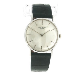 VINTAGE PATEK PHILLIPPE CALATRAVA 3426 MANUAL WIND WRISTWATCH 18K WHITE GOLD