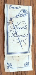 Needle Threader with Package Dasco Germany Pre-WWII