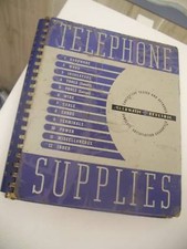 1950 Telephone Supplies Catalog - Automatic Electric CD