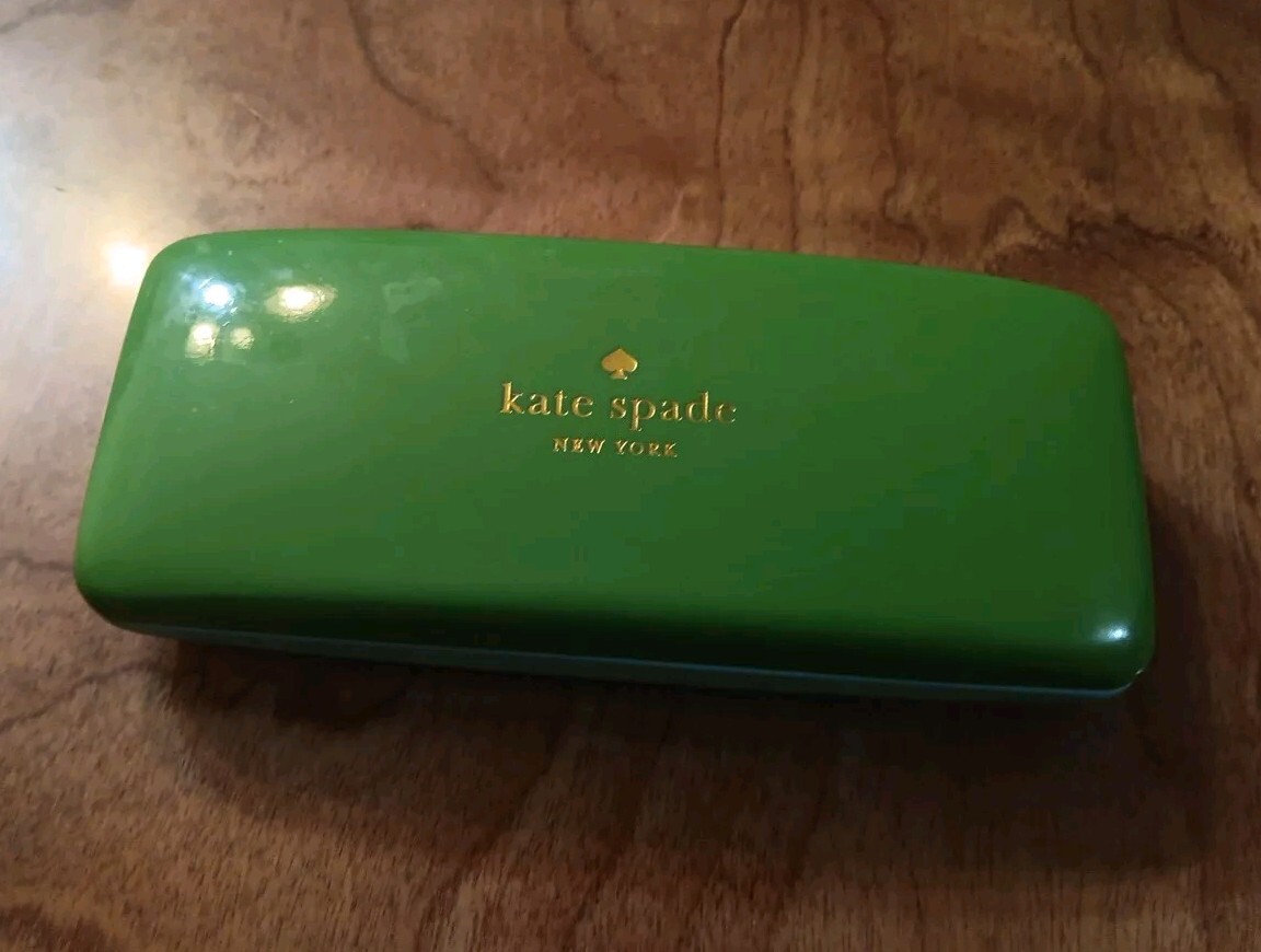 Kate Spade NY Eyeglasses Reading Glasses Case Holder Blue Green