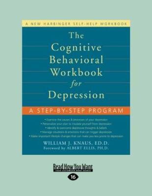 The Cognitive Behavioral Workbook for Depression - Paperback - GOOD