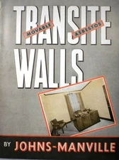 Johns Manville Transite Walls Catalog ASBESTOS Rockefeller Center ALCOA 1944