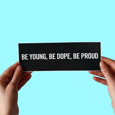 Lana Del Rey sticker! ''Be young, be dope, be proud'' American, Ray, Born to Die, 