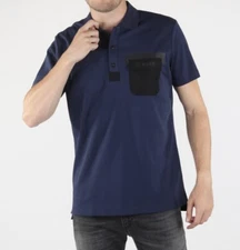 DIESEL Jeans T-TEMP Polo Shirt Pocket Spell out S/S Mens S #c43