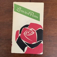 Love is a Poem 1962 Hardback Poetry Peter Pauper Press Ruth McCrea