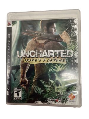 Uncharted Drake's Fortune PS3 Black Label CIB Complete - Not For Resale NFR
