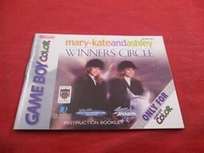 Mary Kate and Ashley Winners Circle Game Boy Color Instruction Manual Booklet