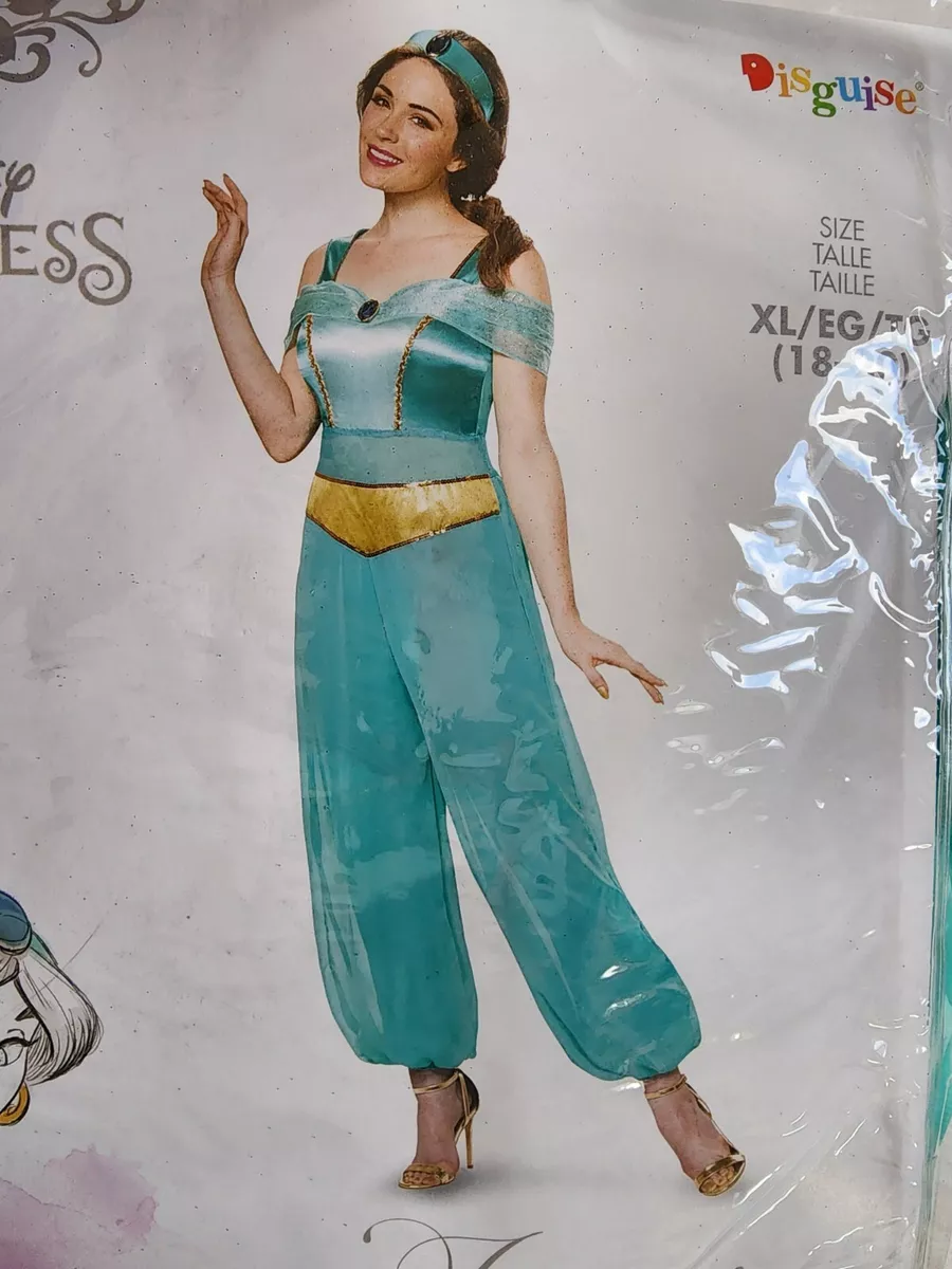 Disguise Disney Jasmine Deluxe Womens Halloween Cosplay Costume