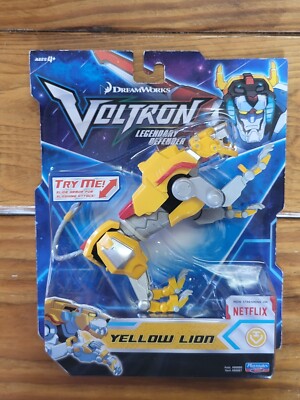 Dreamworks Voltron Legendary Defender Yellow Lion Slide Armor New 2017 Netflix 