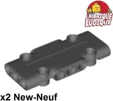 Lego Technic 2X Panel Plate 3X7X1 Dark Gray 71709