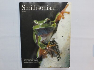 Smithsonian Magazine July 1983 Tree Frogs Earthquake Pine Barrens Sublimation 2Y