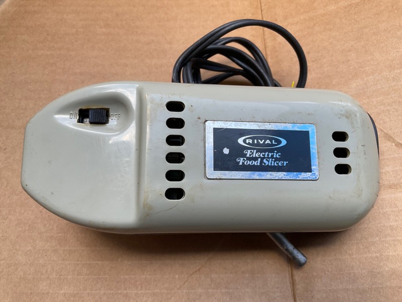 Rival Electric Food Slicer Attachment Sedalia Mo. 65301 Model 1030V/3