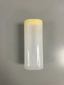 Empty RCM Mint Canadian Silver Maple Leaf Yellow Mint Tube with No Coins