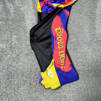 Maillot De Cyclisme Vintage Pearl Izumi Années 90 - Style Coors Light - Taille L - Occasion Rétro