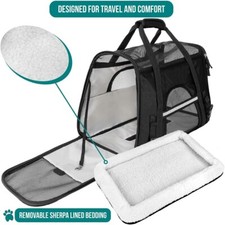 Lot of 2 PetAmi Pet Travel Carrier Bag for Cat Dog