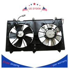 For 2003-2005 2006 2007 Honda Accord 2.4L Dual Radiator Ac Cooling Fan HO3115121