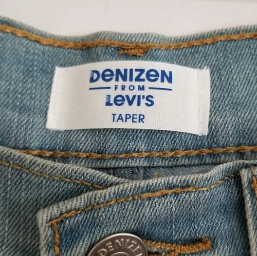 NWT Denizen Levi's Girls Light Wash Taper Jeans Size 16 Regular - Picture 9 of 11