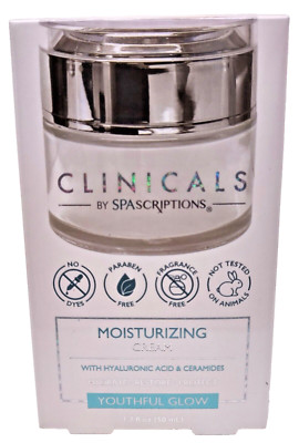1x Clinicals SpaScriptions Moisturizing Cream Youthful Glow, 1.7 Oz SEALED