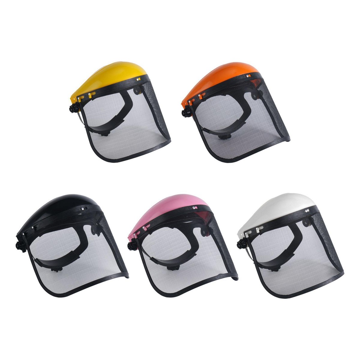 Forestry Face Shield Guards Protective with Metal Mesh Visor