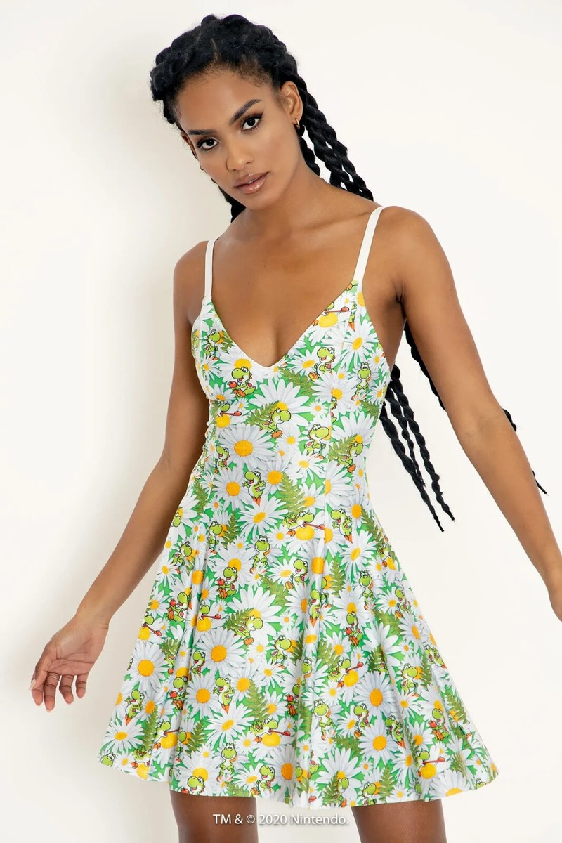 Noemie Floral Zip-Up Dress エムサイズ　ブラック Buy Lipsy Black/White Floral Print Halter Mini Swing Dress from