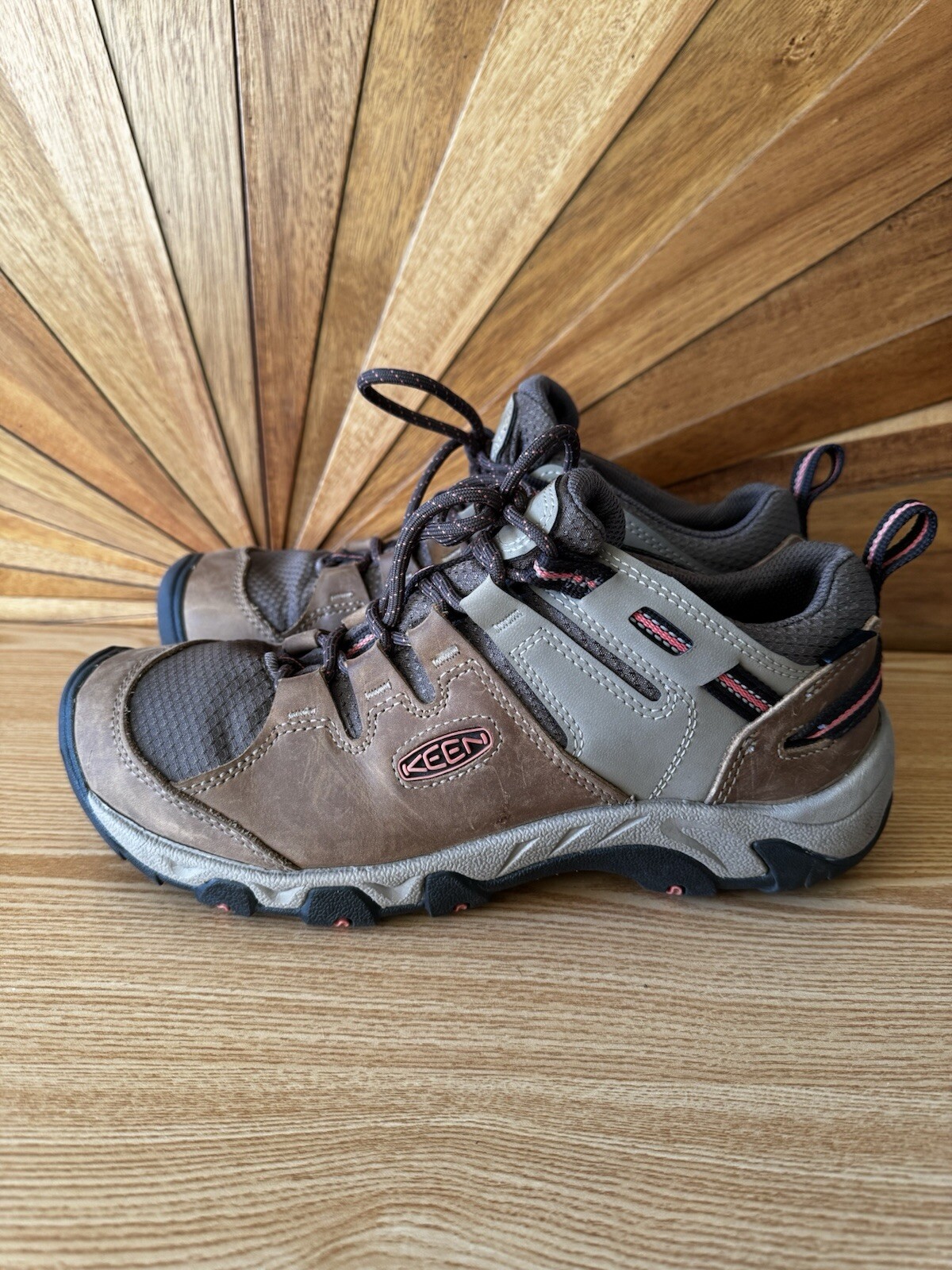 Scarpe da trekking impermeabili KEEN Dry Steens 1022336 Timberwolf Coral da donna taglia 10 5