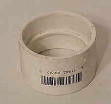 Charlotte Pipe Schedule 40 2 in. Hub  x 2 in. Dia. Hub PVC Coupling
