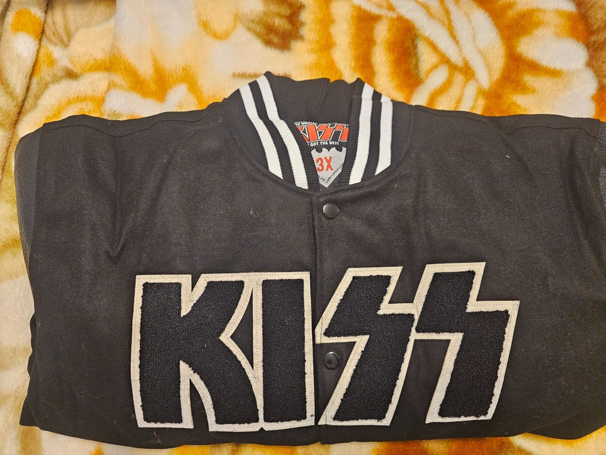 KISS Official End Of The Road Tour BLACK Bomber NYC MSG Jacket POP