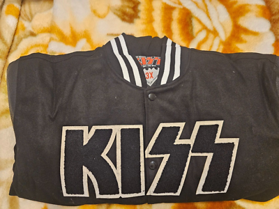 KISS Official End Of The Road Tour BLACK Bomber NYC MSG Jacket POP