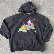 Disney Hoodie Adult 3XL Black Mickey Mouse Play In The Park Astro Orbiter
