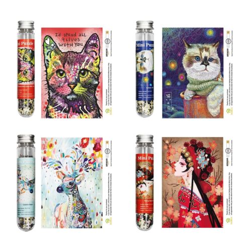 Mini Jigsaw Puzzles for Adults 234 Pieces Small Jigsaw Puzzle Test Tube Puzzl... - Picture 3 of 7