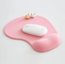 Memory Foam Nonslip Mouse Pad with Wrist Rest Support Mat Computer PC Laptop New