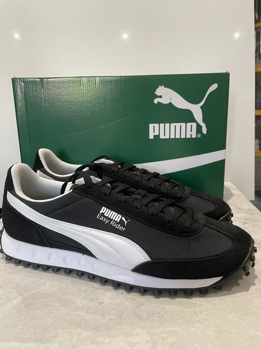 Puma Easy Rider Black Trainers Size UK 7 Brand New Genuine RRP 70