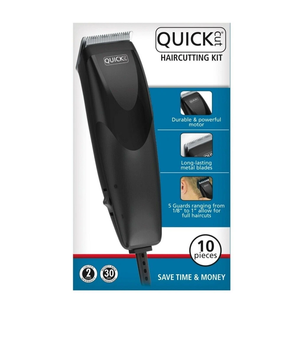 Wahl Quick Cut Kit 10 Piece Haircutting Cut Set Hair Clippers 9314