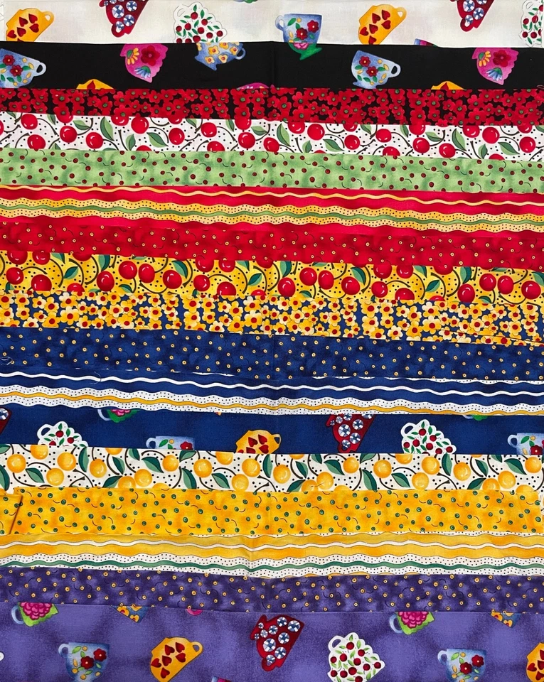 De colección 1999 Mary Lou in Lattèland In The Beginning Telas Algodón 17-FAT QUARTERS Foto 2 de 4