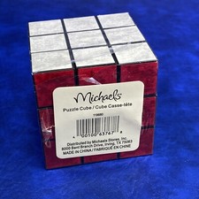 Michaels Stores 6 Sided Puzzle Cube Classic Twist to Solve Mind Game 2.75 Inch