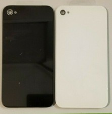 iPhone 4s 4 CDMA GSM Back Rear Battery Door WHITE BLACK LOT 43 READ DESCRIPTON