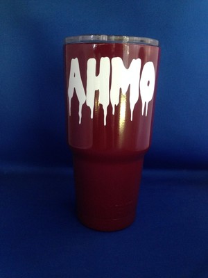 maroon yeti tumbler