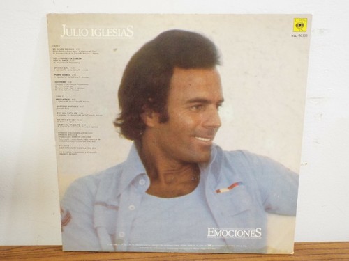 JULIO IGLESIAS EMOCIONES 1978 LATIN LP VINYL ALBUM - Picture 1 of 4