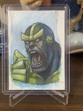 1 Of 1 marvel masterpieces 2020 sketch Cars: Artist Ian Quirante