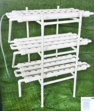 Hydroponic Grow Kit System 3 Layers 12 Pipes 108 Plant Indoor Vegetable Planting