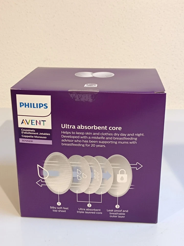 Philips Avent Einweg-Stilleinlagen, Ultra-Komfort SCF254/61 (60er Pack) - Bild 3 von 4