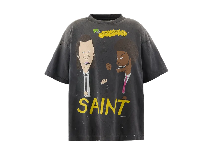 SAINT Mxxxxxx SS TEE RAPTURE BLACK Tシャツ SAINT Mxxxxxx SS Tee Rapture Black T-shirt | eBay